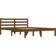 vidaXL Solid Pine 21cm Sängram 135x190cm