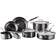 Hestan NanoBond Titanium Ultimate Cookware Set with lid 10 Parts