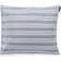 Lexington Striped Lyocell Federa Bianco, Blu, Grigio (60x50cm)