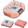 Touchdog Red and Pink and White Bed Large
