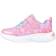 Skechers Girls Star Sparks Light Up Sporty - Pink Multi