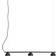 Northern Blush Rail Pendellampa 90cm