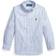 Polo Ralph Lauren Kid's Slim Striped Oxford Shirt - Blue/White (550809)