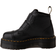 Dr. Martens Devon Flower Buckle Leather Platform Boots - Black Milled Nappa