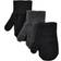 Mikk-Line Magic Mittens 3-pack - Antrazite/Black (ML93031)