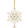 Lenox 2022 Annual Gemmed Snowflake Christmas Tree Ornament 4.7"