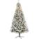 Nearly Natural 8ft. Pre-Lit Flocked Rock Springs Spruce Artificial Christmas Tree 96"