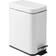 mDesign Stainless Steel Step Trash Can 1.32gal