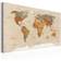 Artgeist Chic Classic World Map Billede 60x40cm