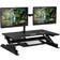 Mount It Standing Desk Converter with Dual Monitor Stand 36"W