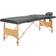 vidaXL Table de Massage Pliante 2 Zones Rouge Cadre en Aluminium