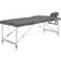 vidaXL Massagetafel met 3 zones 186x68 cm aluminium frame antraciet