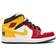 NIKE Air Jordan 1 Mid SE PS - White/Black/University Gold/Gym Red