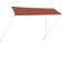 vidaXL Retractable Markis with LED