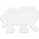 Hama Beads Stiftplade Elefant