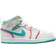Nike Air Jordan 1 Mid SE PS - White/Washed Teal/Rush Pink/Rush Orange