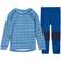 Helly Hansen Kid's Graphic Lifa Merino Base Layer Set - Blue Fog (48175-625)