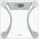 Taylor Clear Glass Digital Bathroom Scale with Metallic Accents