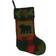GlitzHome Hooked Bear Stocking 48cm
