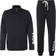 HUGO BOSS Contrast Logo Stretch Lounge Tracksuit - Black