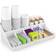 Mind Reader 11 Compartment Breakroom Condiment Organizer Kitchenware