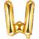 PartyDeco Letter Balloons 'W' 35 cm Gold