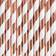 PartyDeco Cannucce Di Carta A Righe Viola Bianche 10 pcs