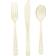 Unique Party Cutlery Gold 18-pack