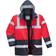 Portwest Hi-Vis Contrast Winter Traffic Jacket - Red/Navy