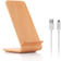 InnovaGoods Qistan Wood Effect Wireless Charger with Stand