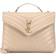 Saint Laurent Loulou Medium Leather Shoulder Bag - Beige