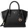 Michael Kors Avril Small Leather Top Zip Satchel - Black