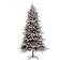 Puleo International 6.5ft. Pre-Lit Flocked ‎Bennington Fir Artificial Christmas Tree 198.1cm