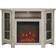 Walker Edison Fireplace Media TV Bench 48x32"