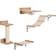 Pawhut Cat Tree Wall Mounted Shelf Set 4pcs