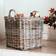 Ivyline Wicker Log Basket 50cm 2pcs