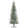 Homcom Snow Flocked Artificial Green Christmas Tree 213.4cm