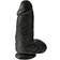 Pipedream King Cock Chubby Dildo Kiveksillä 23 cm Musta