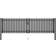 vidaXL Garden Fence Gate 400x125cm