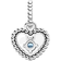 Pandora December Birthstone Heart Dangle Charm - Silver/Blue