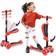 Hurtle 3-Wheeled Scooter for Kids, Red