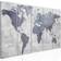 Artgeist Concrete World Map Tavla 200x80cm 5st