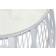 Dkd Home Decor Mesa Auxiliar Blanco Mármol Hierro Plateado 46 x 46 x 41 cm Mesita de noche