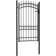 vidaXL Fence Gate with Spikes 102x225cm