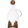 Sagaform Pichet Pour Chaud Nature 1.8 l Transparent-marron Carafe à Vin 1.8L