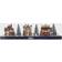 Kurt Adler LED Table Decor 17-Piece Set Christmas Village 21.5"