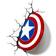 Paladone Marvel 3D LED Light Captain America Shield Vegglampe