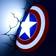 Paladone Marvel 3D LED Light Captain America Shield Applique murale