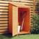 vidaXL Capanno Da Giardino Marrone 55x52x112 cm Legno Massello di Abete (Superficie edificio )