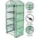 MonsterShop Greenhouse 4 Tier with PE Cover Stainless steel Plastic